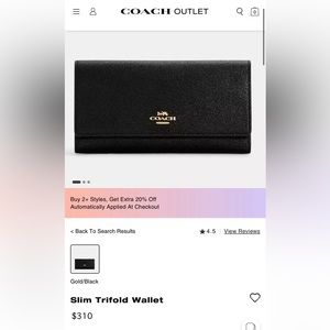 Coach wallet